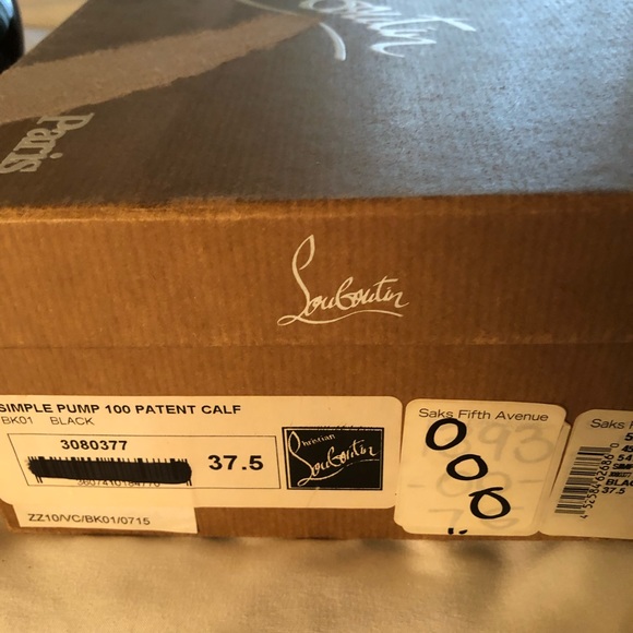 GUC Black patent leather Loubs - Picture 3 of 3